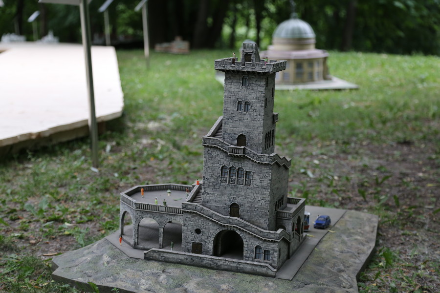 Башня на горе Ахун представила Краснодарский край на выставке Россия в миниатюре