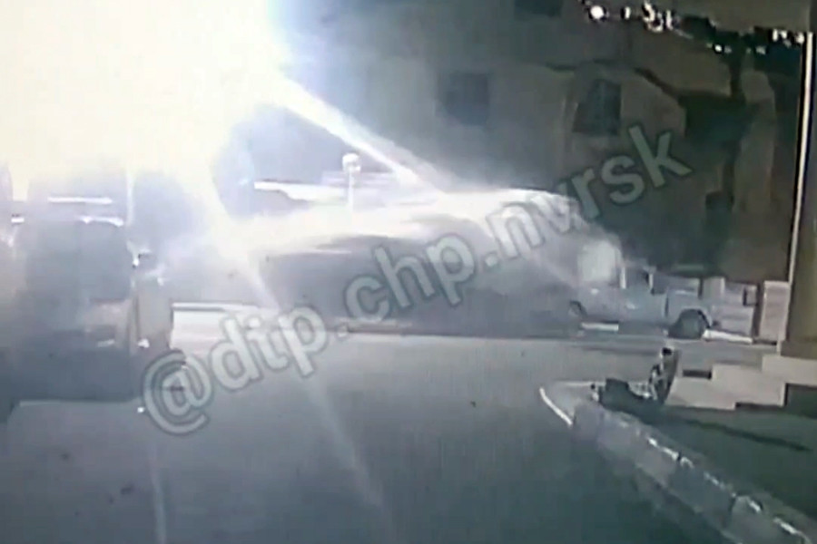 В Геленджике легковушка протаранила полицейскую машину