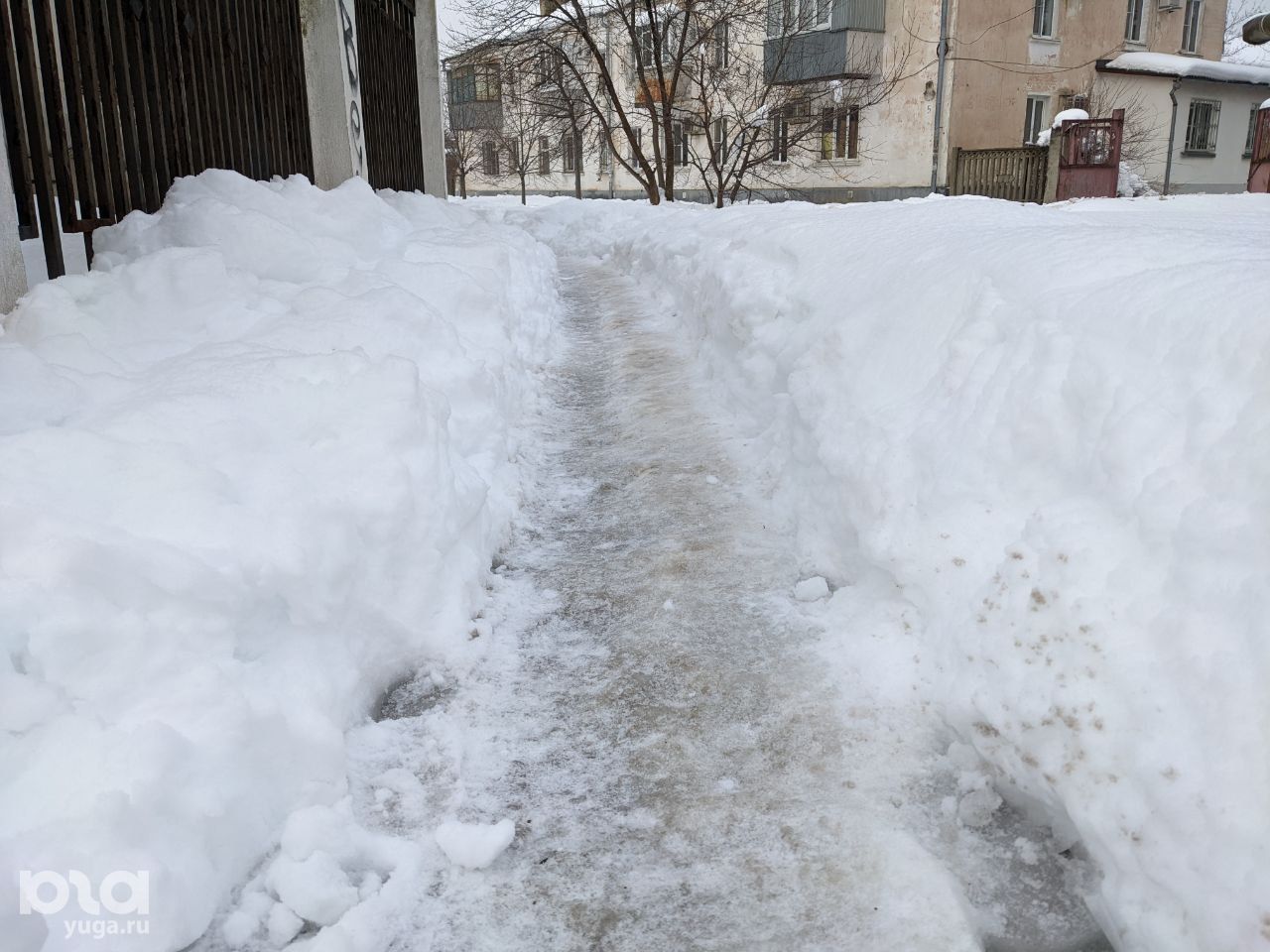 Выпадение снега в Краснодаре зимой