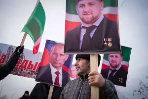 Митинг в поддержку Кадырова в Грозном &copy;&nbsp;Антон Подгайко, ЮГА.ру