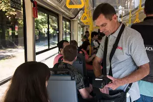 Презентация нового трамвая в Краснодаре &copy;&nbsp;Фото Елены Синеок, Юга.ру