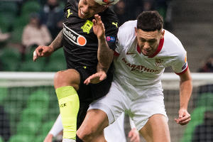 Матч «Краснодар» — «Севилья», Краснодар, 25 ноября 2020 года &copy;&nbsp;Фото Елены Синеок, Юга.ру