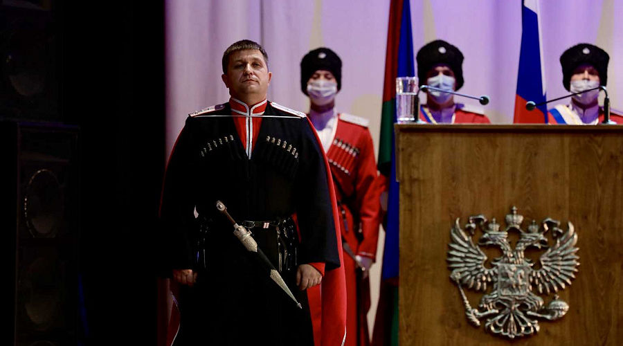 Новый атаман Кубанского казачьего войска Александр Власов © Фото пресс-службы администрации Краснодарского края