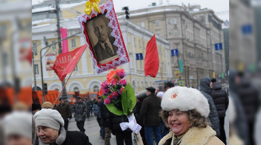 Митинг КПРФ в поддержку Геннадия Зюганова в Москве © Елена Синеок. ЮГА.ру