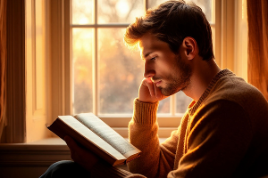 человек-книга &copy;&nbsp;сгенерировано с помощью нейросети shedevrum