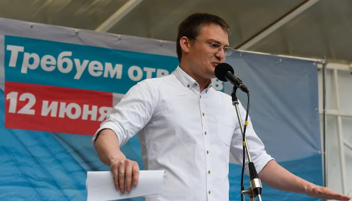 Митинг сторонников Навального в Краснодаре. Михаил Беньяш &copy;&nbsp;Фото Елены Синеок, Юга.ру