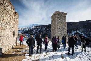 Село Хой недалеко от озера Кезеной-Ам в Чечне &copy;&nbsp;Фото Елены Синеок, Юга.ру