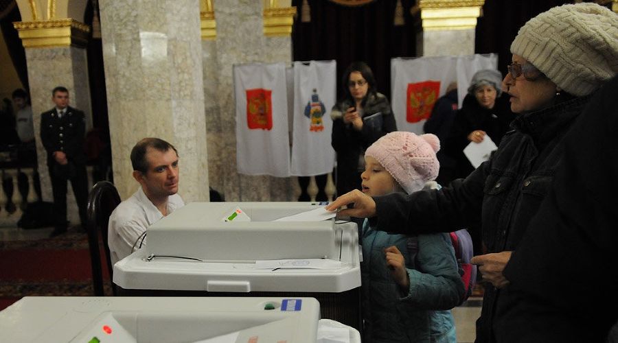 Выборы президента РФ в Краснодаре &copy;&nbsp;Елена Синеок. ЮГА.ру