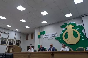 Открывающие речи на Дне поля риса ФГБНУ &laquo;ФНЦ Риса&raquo; &copy;&nbsp;Фото Александры Прохоренковой-Аксёновой, Юга.ру