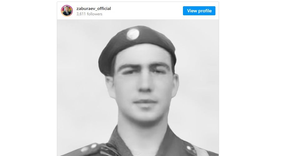  © Скриншот с сайта www.instagram.com/zaburaev_official