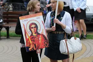 Молебен-стояние в защиту поруганных святынь &copy;&nbsp;Елена Синеок. ЮГА.ру