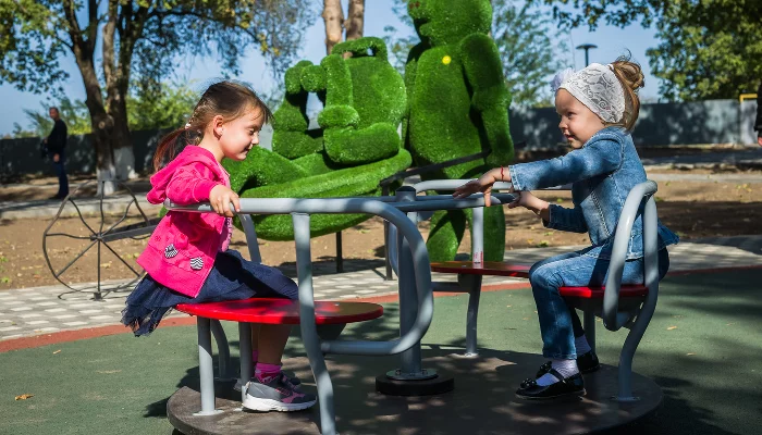 Парк имени Ивана Семыкина в станице Тбилисской &copy;&nbsp;Фото Евгения Мельченко, Юга.ру