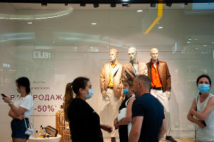 Первый день работы краснодарских ТРЦ после карантина © Фото Дмитрия Леснова, Юга.ру