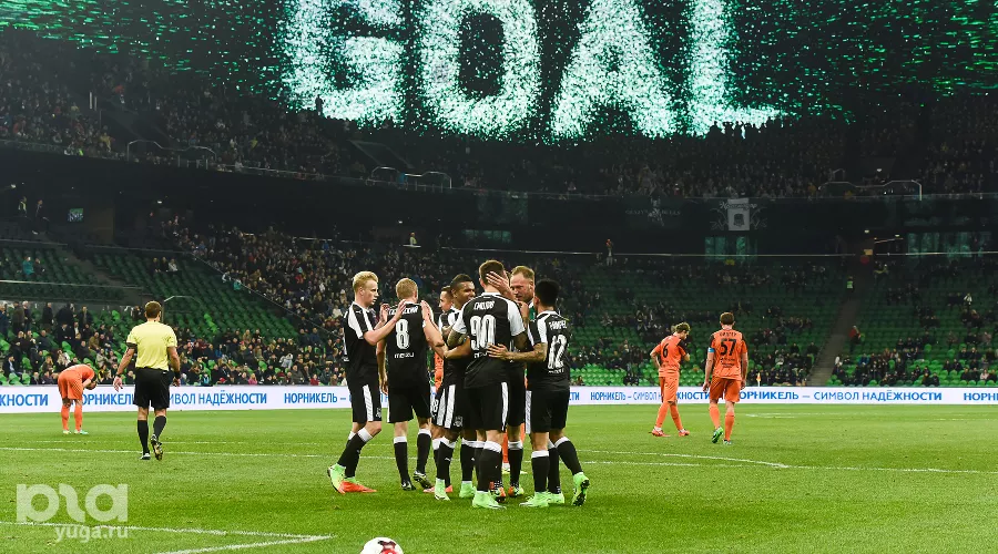 ФК «Краснодар» проиграл «Уралу» в четвертьфинале Кубка России &copy;&nbsp;Фото Елены Синеок, Юга.ру