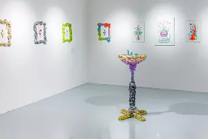 Экспозиция в галерее &laquo;Алиса&raquo;, выставка &laquo;Фонтаны Бачикистана&raquo; &copy;&nbsp;Фото предоставлено Юлей Шафаростовой