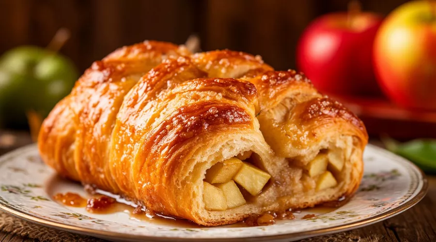рулетики с яблоком &copy;&nbsp;Изображение сгенерировано нейросетью Gigachat