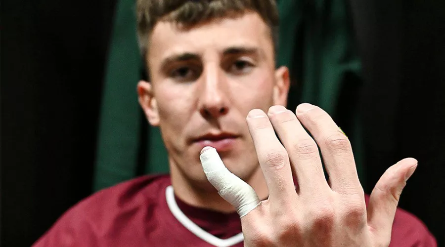 Станислав Агкацев после матча против «Динамо» (Махачкала) &copy;&nbsp;Скриншот публикации в телеграм-канале ФК &laquo;Краснодар&raquo;, t.me/fckrasnodar