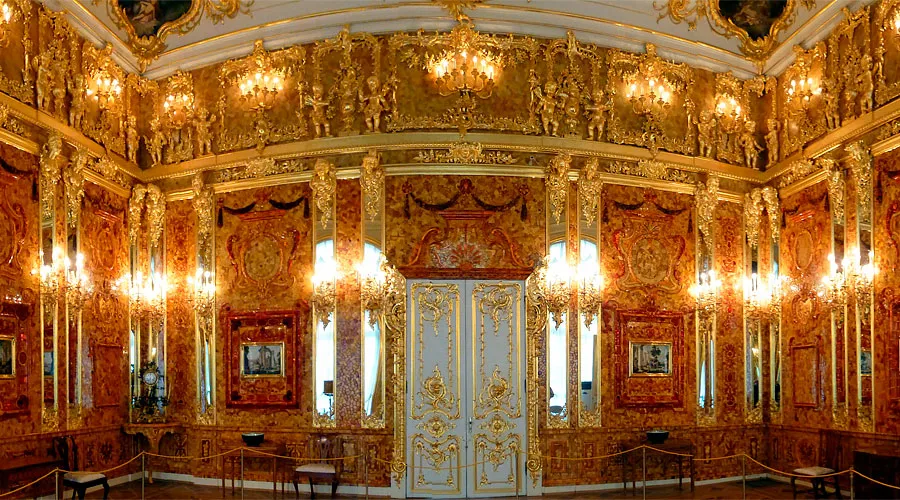 Янтарная комната &copy;&nbsp;Фото Giggel, wikipedia.org (по лицензии CC BY 3.0)