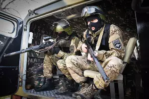 СОБР "Беркут" ГУ МВД России по Краснодарскому краю &copy;&nbsp;Фото Елены Синеок, Юга.ру