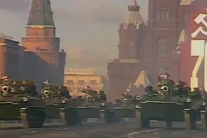 Празднование годовщины Октябрьской революции, Москва, 7 ноября 1987 года &copy;&nbsp;Кадр из видео канала &laquo;Библиотека Дульдурга&raquo; на youtube.com