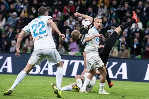 Матч «Краснодар» — «Зенит», Краснодар, 20 апреля 2019 года &copy;&nbsp;Фото Елены Синеок, Юга.ру