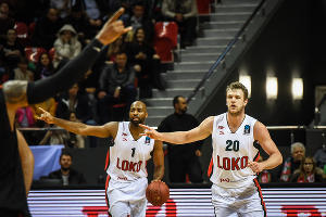 "Локомотив-Кубань" проиграл немецкому "Ратиофарм Ульм" в матче Еврокубка в Краснодаре © Елена Синеок, ЮГА.ру