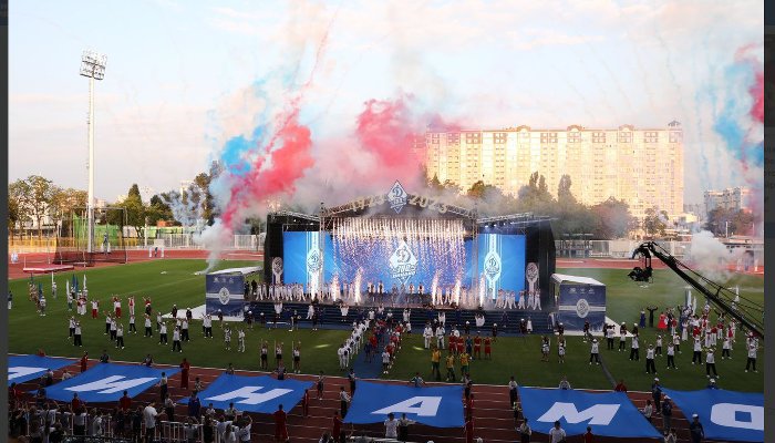 Открытие стадиона «Динамо» в Краснодаре © Скриншот фото с телеграм-канала Вениамина Кондратьева