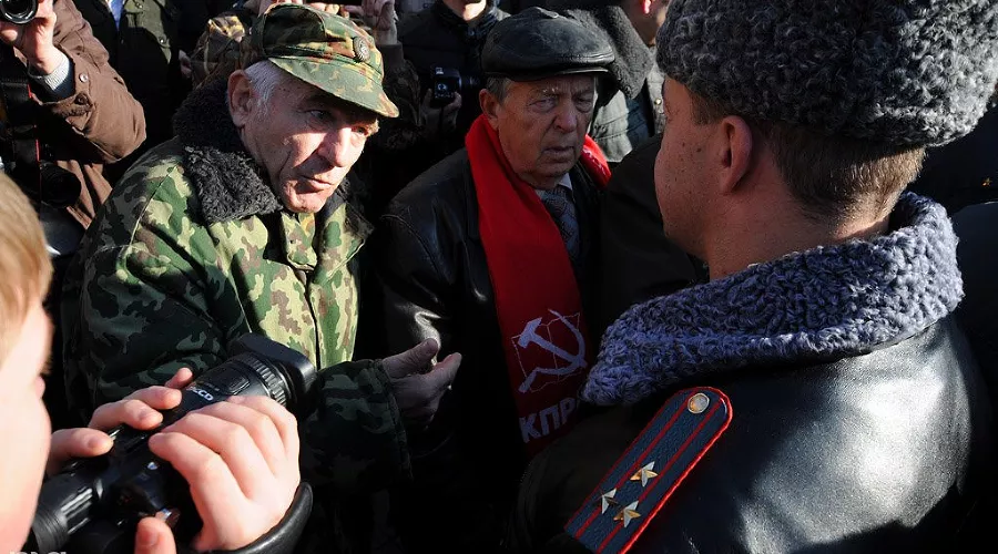 Митинг "За честные выборы" в Краснодаре &copy;&nbsp;Елена Синеок. ЮГА.ру