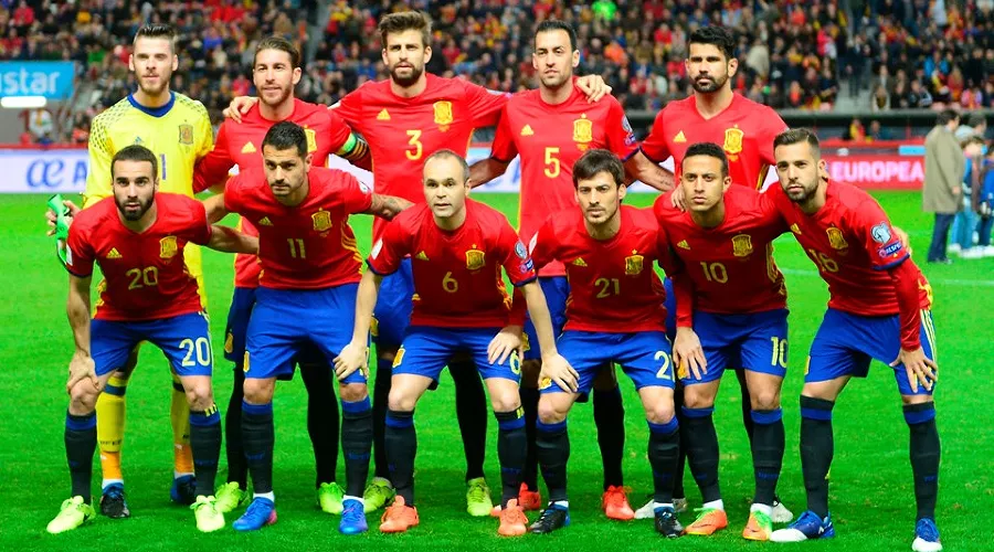 Сборная Испании &copy;&nbsp;Фото с сайта ru.fifa.com