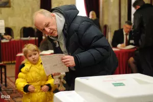 Выборы президента РФ в Краснодаре &copy;&nbsp;Елена Синеок. ЮГА.ру