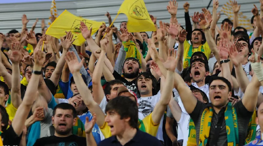 Матч "Кубань" - "Анжи" &copy;&nbsp;Елена Синеок. ЮГА.ру