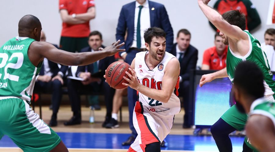 ПБК «Локомотив-Кубань» обыграл УНИКС. Тейлор Рочести © Фото пресс-службы ПБК «Локомотив-Кубань»