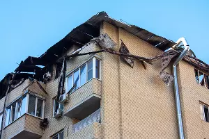 В Краснодаре в ночном пожаре в многоэтажке сгорело 64 квартиры &copy;&nbsp;Фото Дмитрия Пославского, Юга.ру