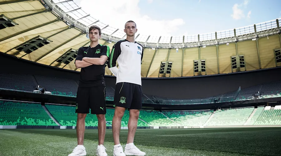 Новая тренировочная форма ФК «Краснодар» &copy;&nbsp;Фото с официального сайта ФК &laquo;Краснодар&raquo;, fckrasnodar.ru