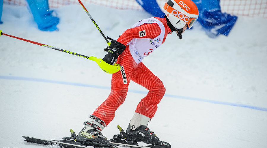 Ежегодные детские горнолыжные соревнования "Старты надежд" в Красной поляне © Нина Зотина, ЮГА.ру