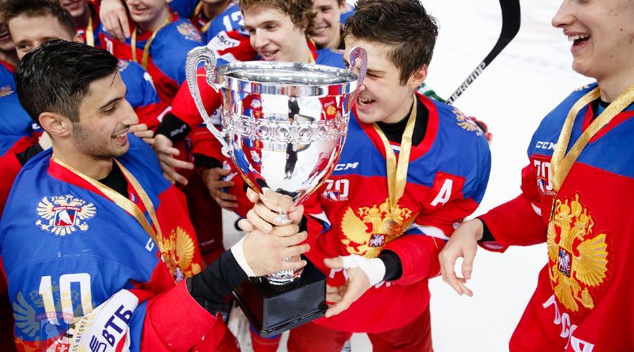 Красная команда сборной России по хоккею выиграла Кубок Черного моря &copy;&nbsp;Фото пресс-службы Федерации хоккея России