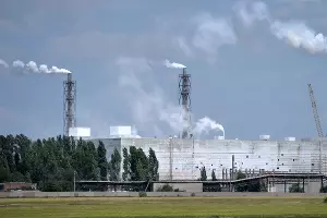 Завод «Крымский титан» в Армянске &copy;&nbsp;Фото с сайта rk.gov.ru