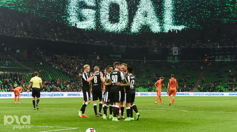 ФК «Краснодар» проиграл «Уралу» в четвертьфинале Кубка России © Фото Елены Синеок, Юга.ру