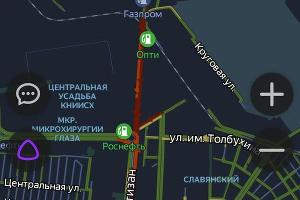  &copy;&nbsp;Скриншот сервиса &laquo;Яндекс.Навигатор&raquo;