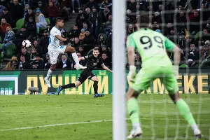 Матч «Краснодар» — «Зенит», Краснодар, 20 апреля 2019 года &copy;&nbsp;Фото Елены Синеок, Юга.ру