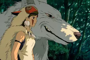 Кадр из трейлера к аниме «Принцесса Мононоке» &copy;&nbsp;Скриншот видео Rutube-канала &laquo;Экспонента фильм&raquo;