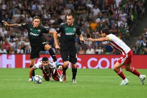 Матч «Краснодар» — «Олимпиакос», Краснодар, 27 августа 2019 года &copy;&nbsp;Фото Елены Синеок, Юга.ру