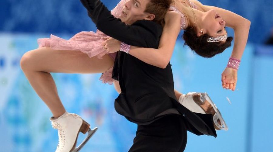 Елена Ильиных и Никита Кацалапов на Олимпиаде-2014 © РИА Новости