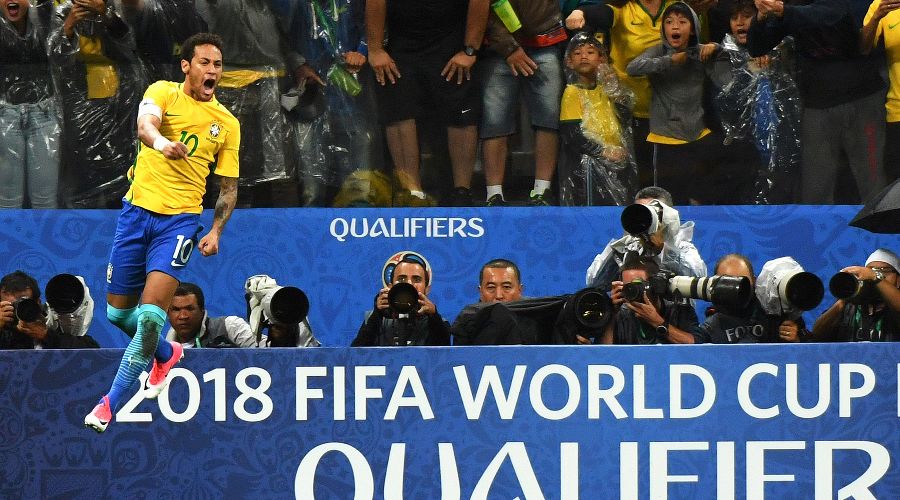 Сборная Бразилии первой прошла отбор в квалификации на ЧМ-2018 по футболу © Фото с официального сайта чемпионата мира по футболу FIFA 2018 в России, ru.fifa.com/worldcup