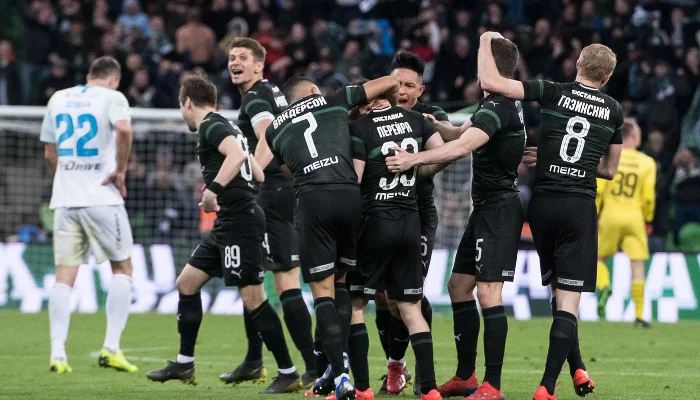 Матч «Краснодар» — «Зенит», Краснодар, 20 апреля 2019 года &copy;&nbsp;Фото Елены Синеок, Юга.ру