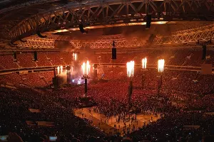 Концерт Rammstein в «Лужниках» &copy;&nbsp;Фото со страницы instagram.com/_nastyacherkasova_
