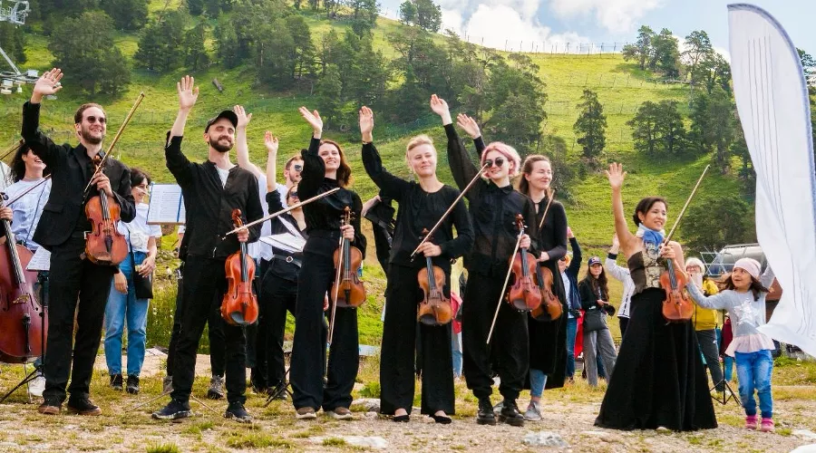  &copy;&nbsp;Скриншот фото из телеграм-канала фестиваля &laquo;Выше звука&raquo;