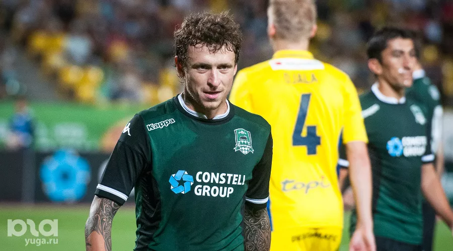 ФК "Краснодар" разгромил финский ХИК. Павел Мамаев &copy;&nbsp;Елена Синеок, ЮГА.ру