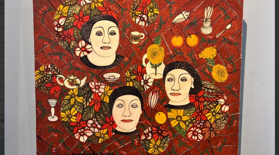 Работа Люси Вороновой &copy;&nbsp;Скриншот фото из телеграм-канала &laquo;Музей Коваленко&raquo;