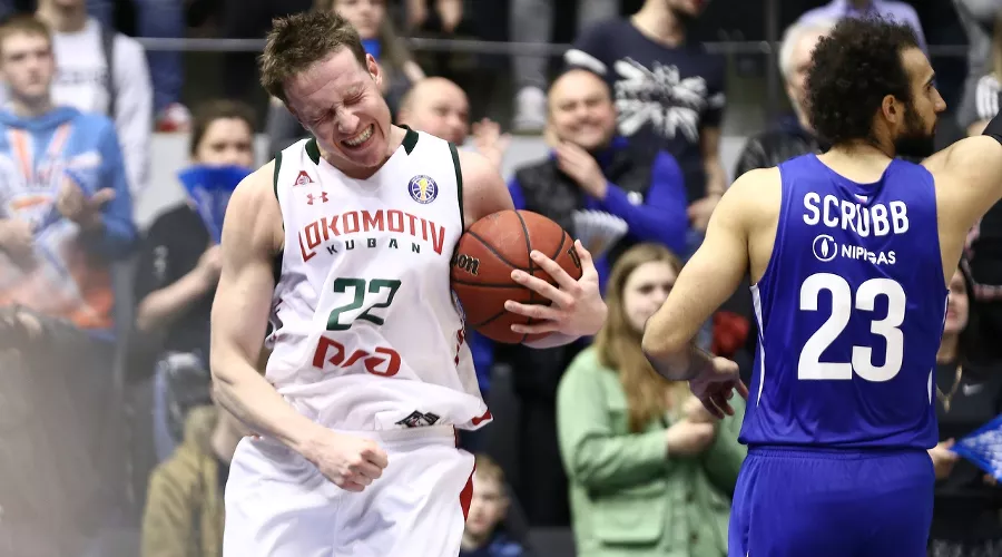 Матч плей-офф Единой лиги ВТБ «Зенит» — «Локомотив-Кубань». Дмитрий Кулагин &copy;&nbsp;Фото пресс-службы Единой лиги ВТБ